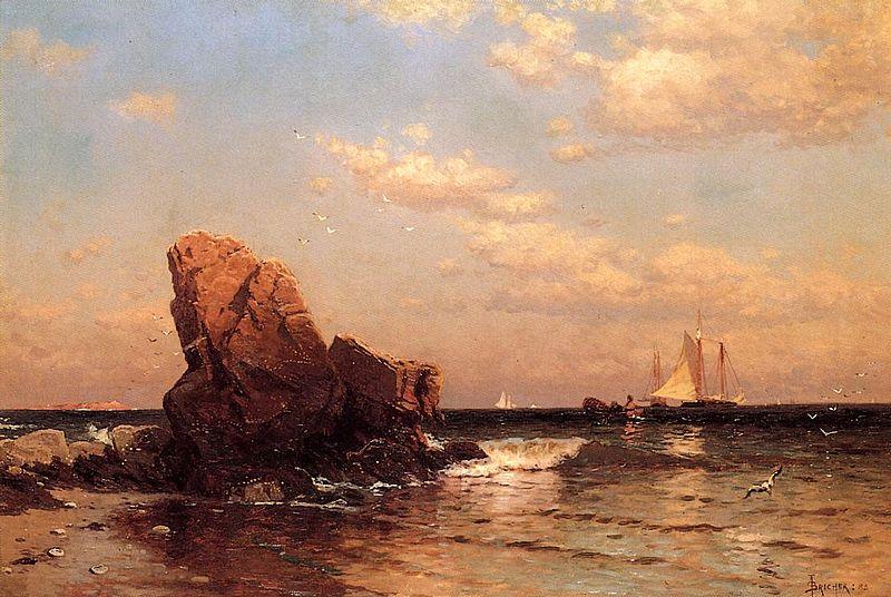 Alfred Thompson Bricher By the Shore China oil painting art
